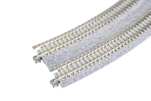 KATO 20-182 Unitrack Double Track Approach Track R414/381-22.5° L/R 2pcs N Scale - Image 4 of 4