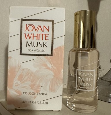 JOVAN WHITE MUSK COLOGNE SPRAY FOR WOMEN .875 OZ BOTTLE *NEW BOX! Vtg