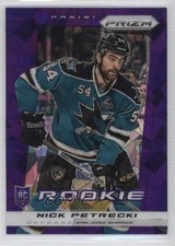2013-14 Panini Prizm Purple Cracked Ice Nicholas Petrecki Nick #280 1o3