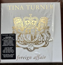 Tina Turner Foreign Affair (Deluxe Edition) 4CD 1 DVD Box Set USED