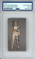 Natalie Portman SIGNED Star Wars Padme Amidala Cut Picture PSA DNA COA AUTOGRAPH
