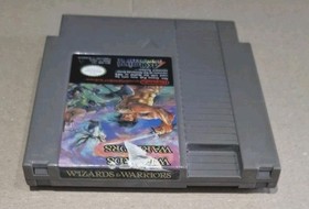 Nintendo Nes "Wizards & Warriors" Game Cartridge