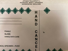 B/D(Clay-Adams) 3798 Paper Heavy Dual Microscope Slide Holder Mailing Envelope