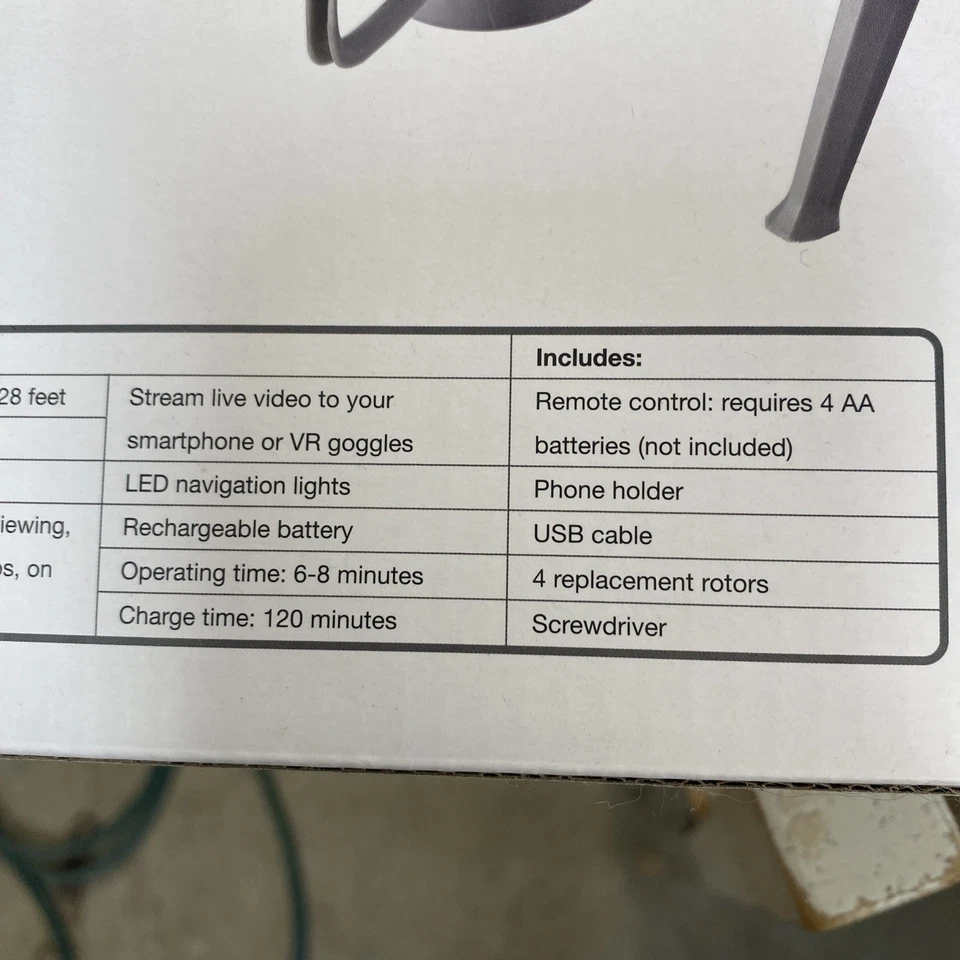 X-31 SHOCKWAVE  QUADCOPTER DRONE WITH WI-FI CAMERA by Sky Rider - BRAND NEW!! - Image 4 of 4