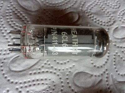 RÖHRE 6CL6 P/N411-63   HEATHKIT gebraucht! 2810 6CL6 ist eine Pentode, 