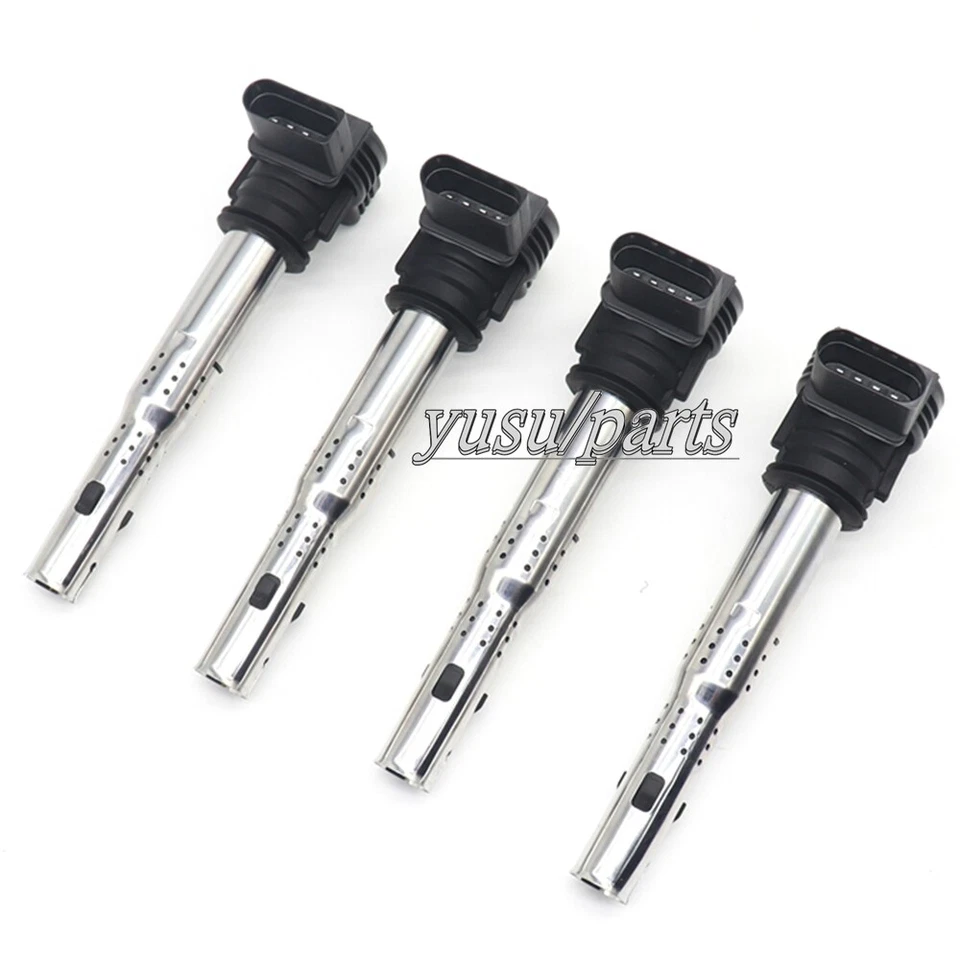 4x tapones bobinas de encendido DELPHI para VW Beetle Tiguan AUDI A4 A5 Q5 1.8 2.0 TFSI Foto 4 de 4