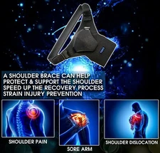 Adjustable Shoulder Support Brace Strap Joint