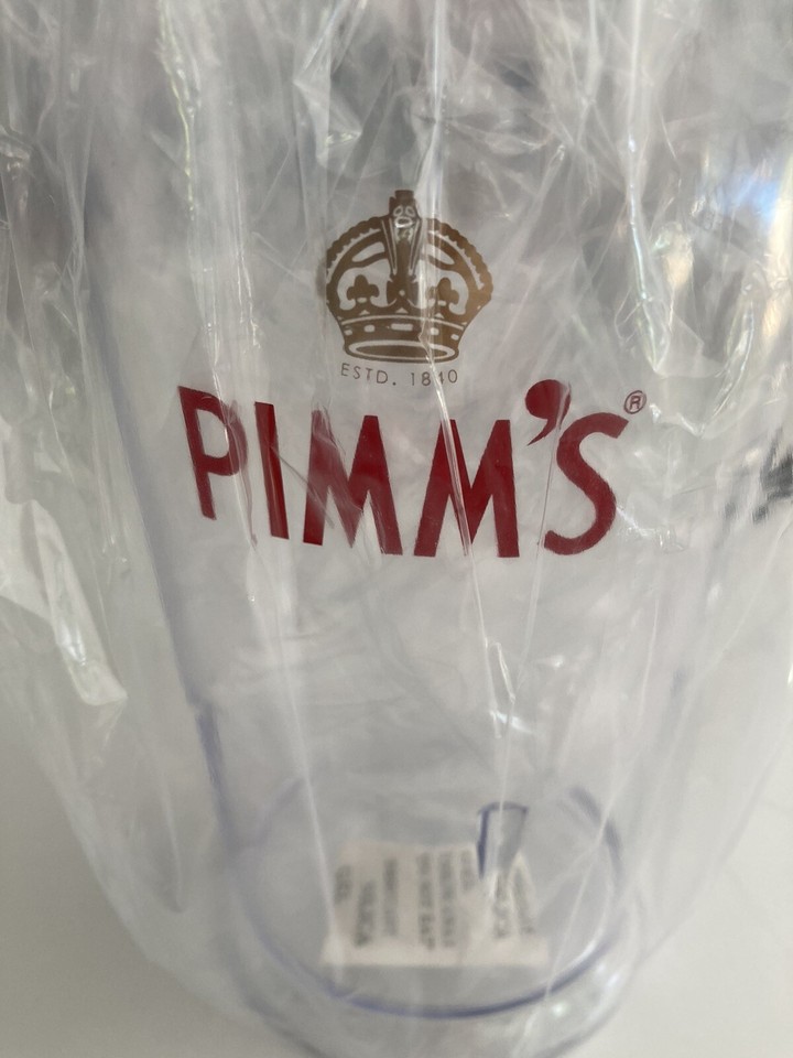 GREAT CLEAR PLASTIC PIMMS JUG 1.5 Litres NEW eBay