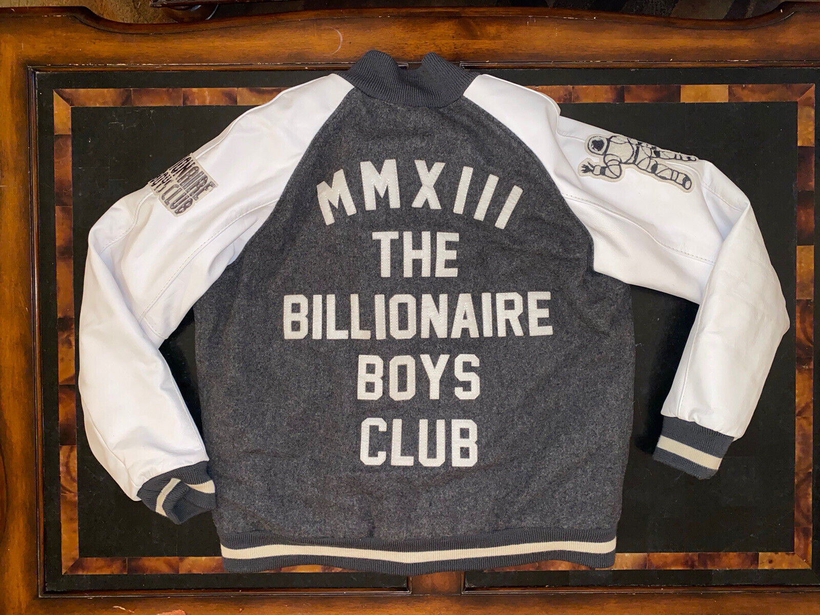 BBC letterman jacket xxxl billionaire boys club Made in USA