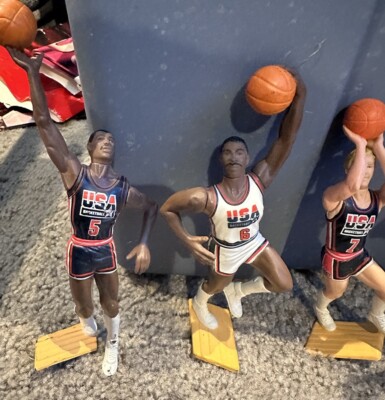 【希少】1992 NBA ドリームチーム フィギュア 10体セット ジョーダン 1992 Dream Team Starting Lineup Full Set W/ Jordan | eBay