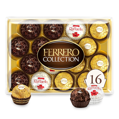 Ferrero Rocher, 16 Stück, Premium Gourmet verschiedene Haselnuss Milch Schokolade - Bild 11 von 12