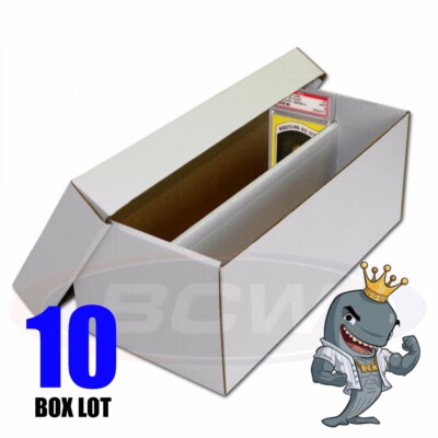 10x BCW Graded 2-row Storage Box with LID (10ct Lot) - $11.33/Box FREE SHIP