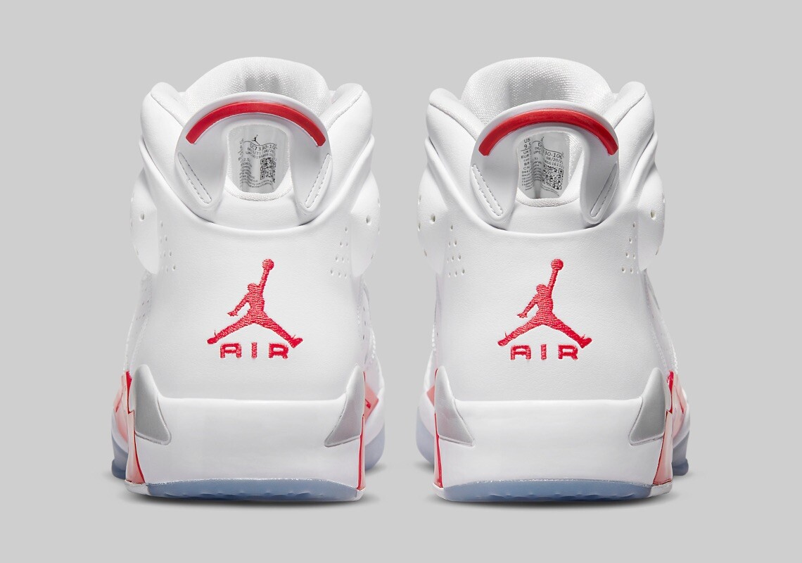 Foot Jordan Fire Red Nike Air Jordan 6-17-23 Chicago White Fire