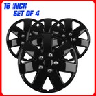 Universal 16" Set of 4 Wheel Covers Full Rim Snap On Hubcaps for R16 Tire &Steel