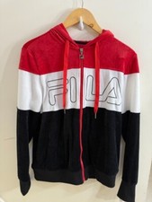 Fila Women's Colorblock Velour Track Jacket Size M
