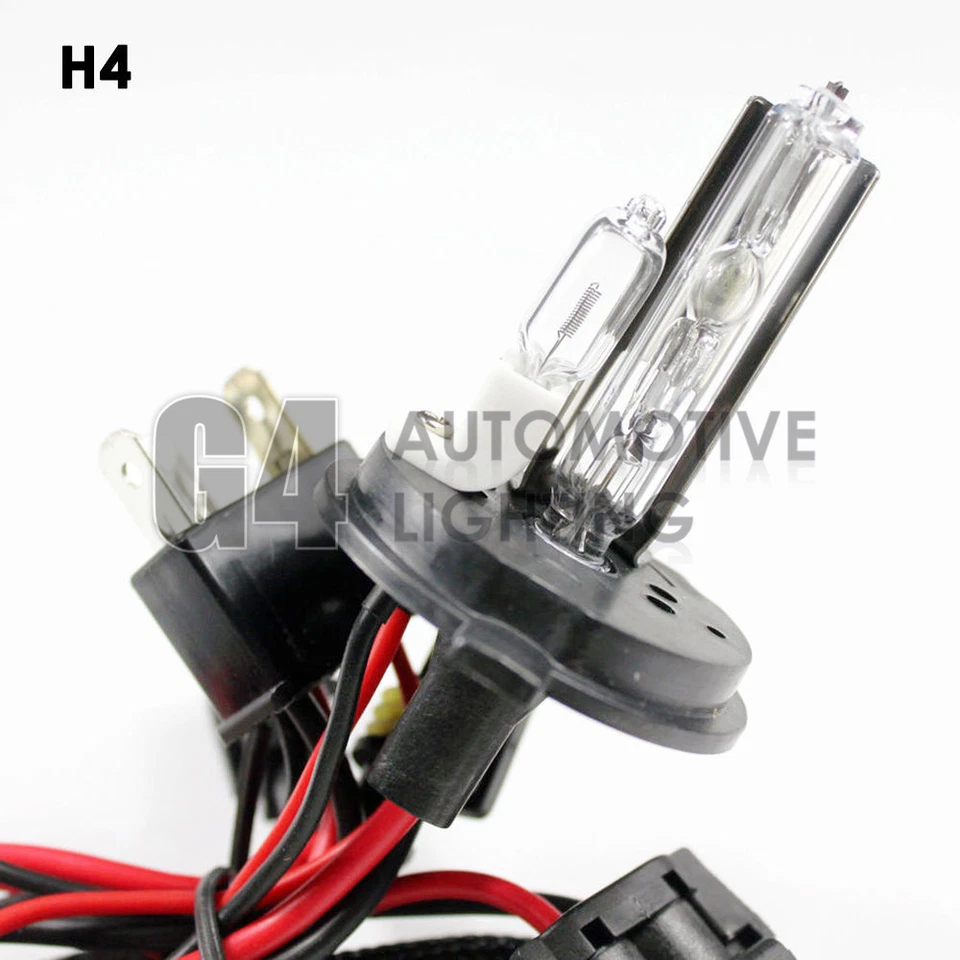 2X NEW HID XENON H4 9003 Headlight HID Bulbs AC 35W 6000K Crystal White - Image 2 of 4