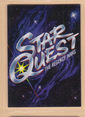 1995 White Buffalo Games Comic Images STAR QUEST The Regency Wars  Promo Card
