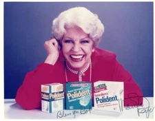 Martha Raye- Signed Color Photograph