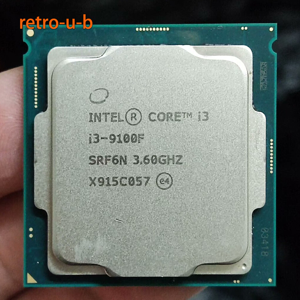 9Th Gen Intel Core i3-9100F LGA1151 CPU Processor Quad Core