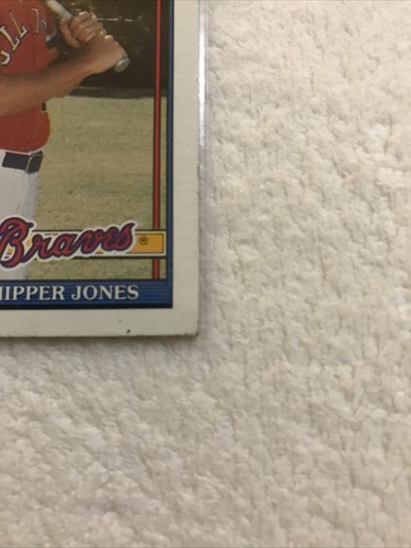 1991 Topps Atlanta Braves Chipper Jones #1 Draft Pick Rookie #333 *HOF* (mint) - Picture 5 of 12