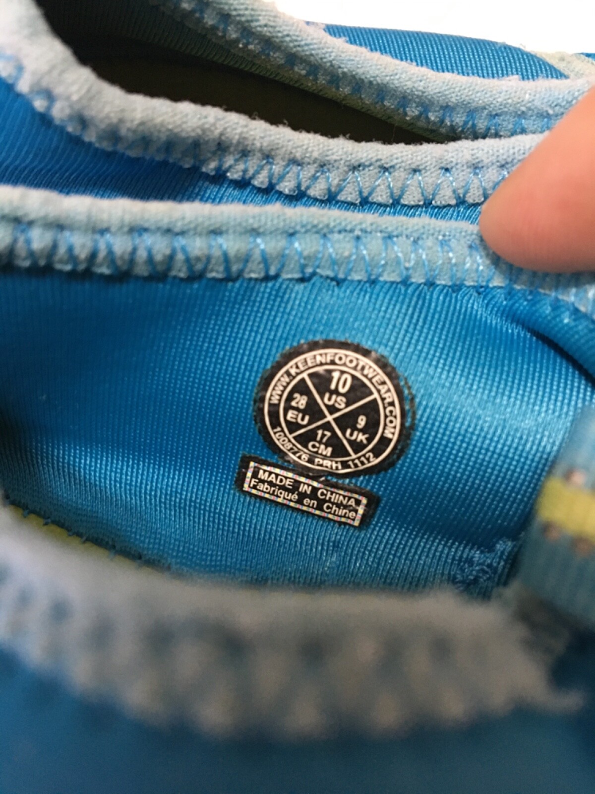 Scarpe da acqua blu Keen taglia 10