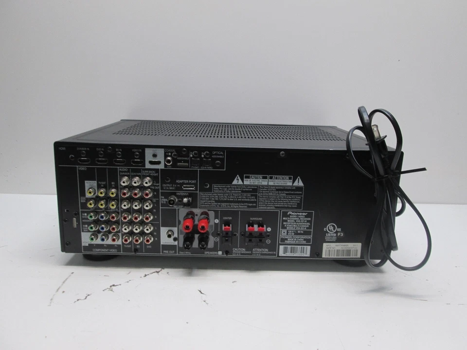 Pioneer VSX-521 5.1 Ch Home Theater Receiver - For Parts/Repair - Image 3 of 4