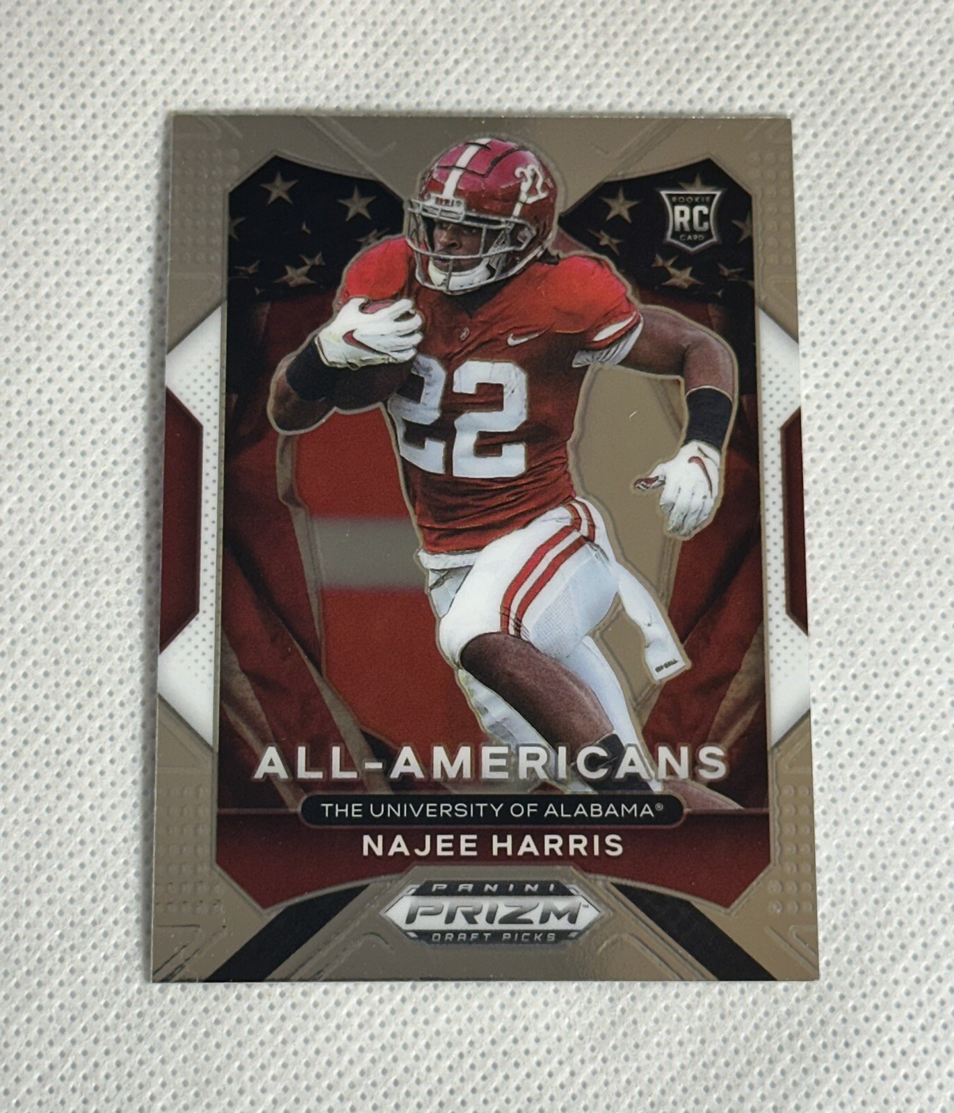 2021 Prizm Draft Najee Harris #193 All American Rookie Football Card RC Alabama