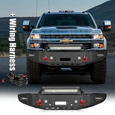 Aaiwa For 2015-2019 Chevy Silverado 2500/3500 New Front Bumper With Winch Plate