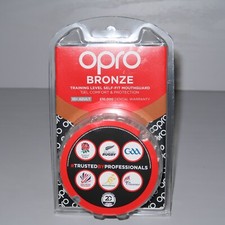 OPRO Bronze Self-Fit Trening Level Gel Ochraniacz na usta Niebieski Nowy Zapieczętowany Kontakt Sport