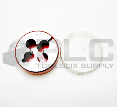 NEW 5/8-11 UNC THREAD 2'' DIAMETER HIGH SPEED STEEL ROUND DIE