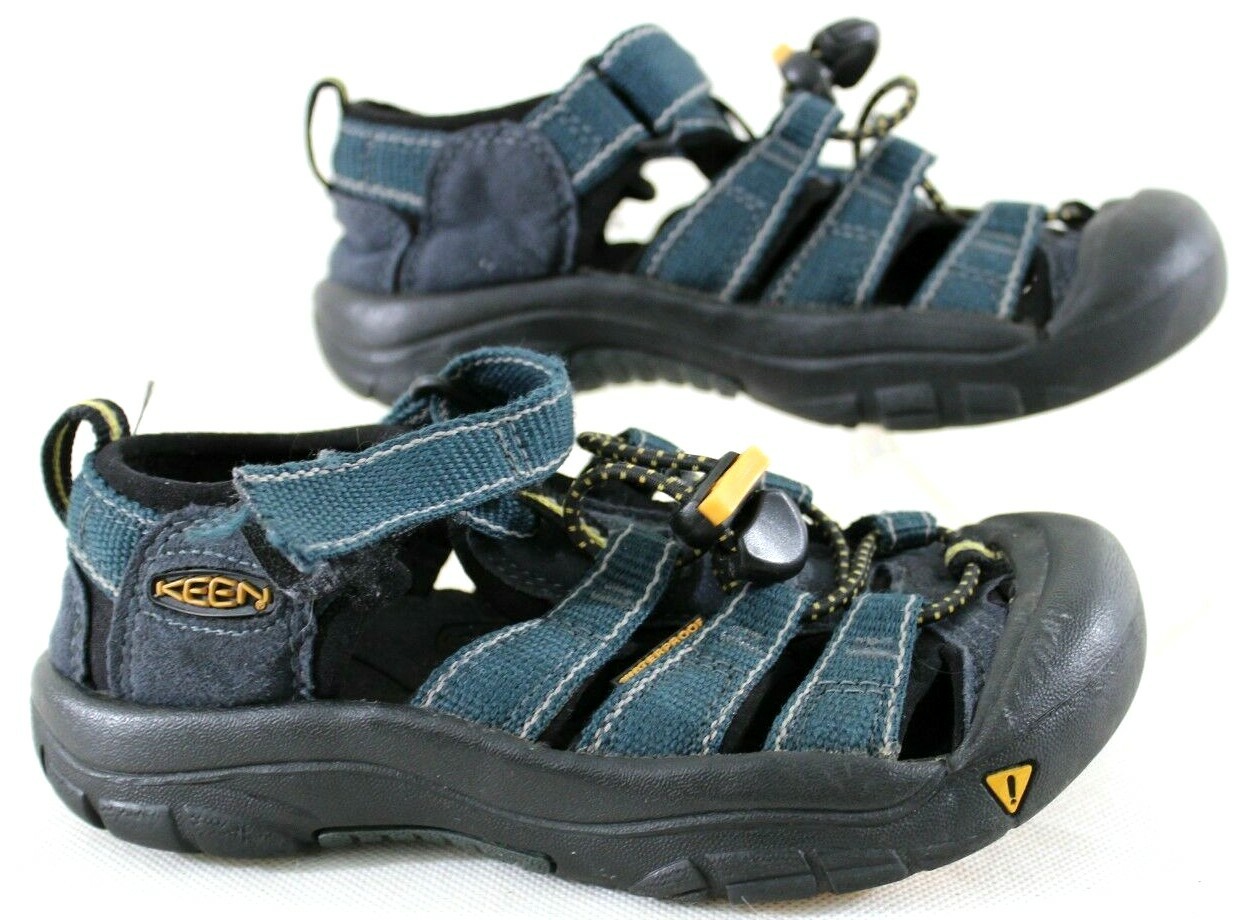 Sandali sportivi acquatici Keen Newport H2 bambino taglia 13 blu navy neri punta chiusa