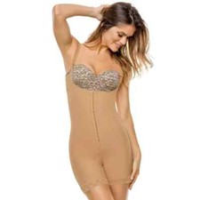 Leonisa Slimming Shaper Short with Booty Lifter 018491 L LARGE BEIGE NEW