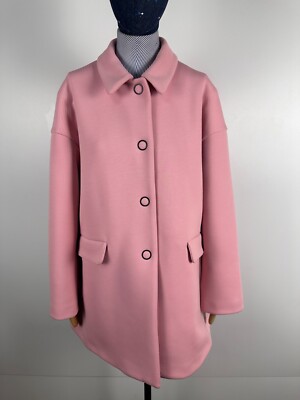 EMPORIO ARMANI コート レディース ピーコート Emporio Armani Pink Coat Neopoen Jacket Womens Size 44 | eBay