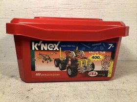 5 bs K&rsquo;NEX Lot W/Red Tub Loaded Various Parts Regular, Micro & Instructions KNEX