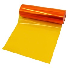 Amber Orange Uncut Roll Window Tint Film Car Dyed Reflective Chrome Mirror