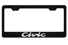 Black License Plate Frame For Civic