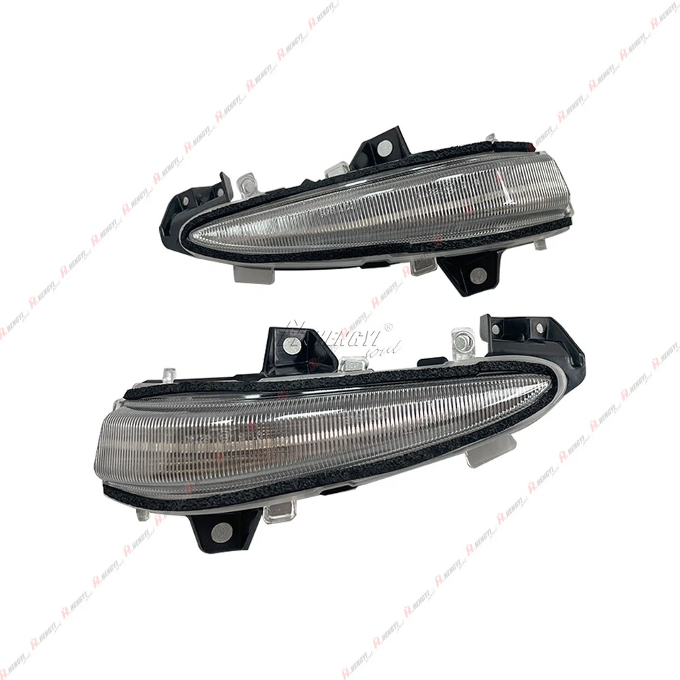 Lámpara de señal de giro de espejo lateral LED secuencial transparente para Lexus RX450H RX350 2009-15 Foto 2 de 4