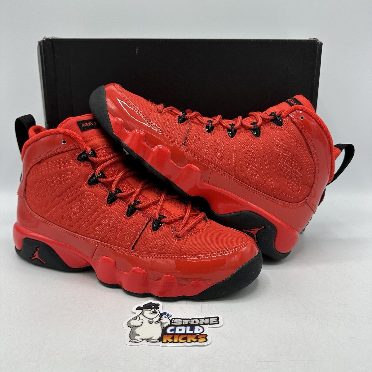 Nike Air Jordan 9 Retro Chile Red 302359-600 Mismatch Size  display picture 3