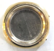 ACCUTRON 218 Vintage CASE ONLY -DUAL TIME ASTRONAUT  Tuning Fork Watch 1977