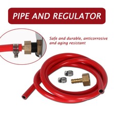 2M Brass Fitting Adapter Hose Connector LPG Gas Hose Pipe Diameter 8mm  G 1/2"
