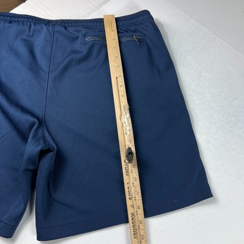 Y2K Adidas Athletic Basketball Shorts Adult Large Blue Faded Pockets - Picture 13 of 20