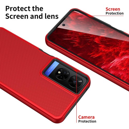 Funda de teléfono para TCL 50 XE 50XE 5G de doble capa resistente a prueba de golpes cubierta híbrida - Imagen 44 de 49