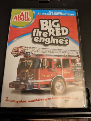 BRAND NEW - SEALED - DVD All About Big Red Fire Engines/All About