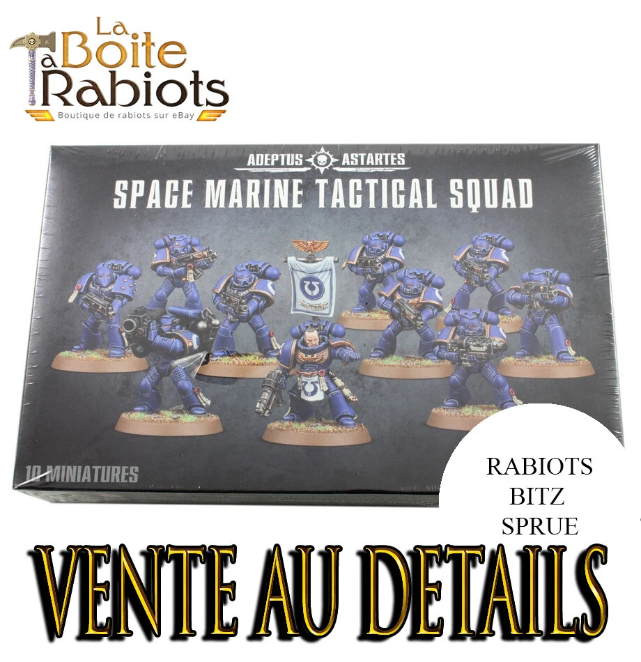 Warhammer 40000 Vente en pièces détachées Space marine Tactical Squad