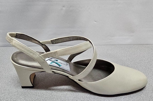 Neu im Karton Ros Hommerson Pauly Knochen Microtouch Stoff Pumps Größe 8,5 M 2,5" Riemchenabsatz - Bild 4 von 11