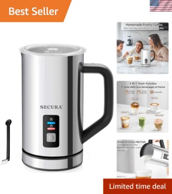 500ml Automatic Milk Frother - Perfect for Latte, Cappuccino & Macchiato Lovers