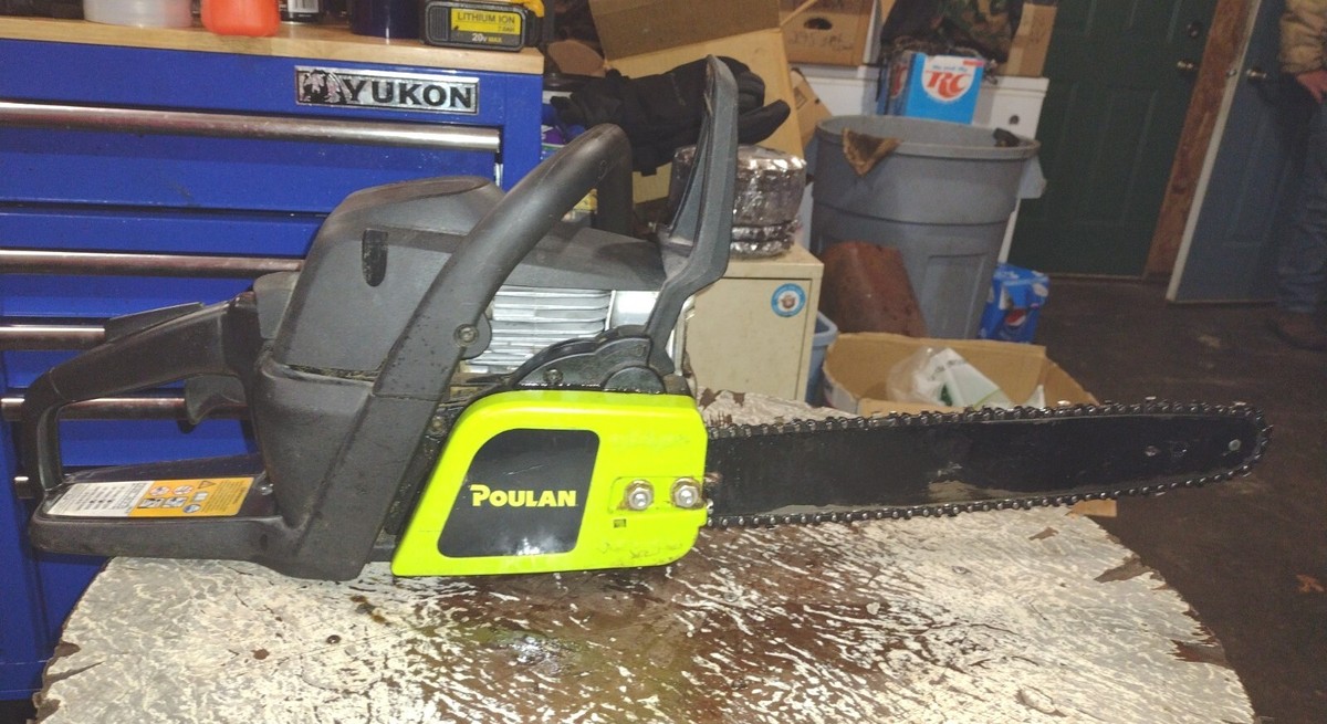 Image of Poulan PL3314 chainsaw at eBay