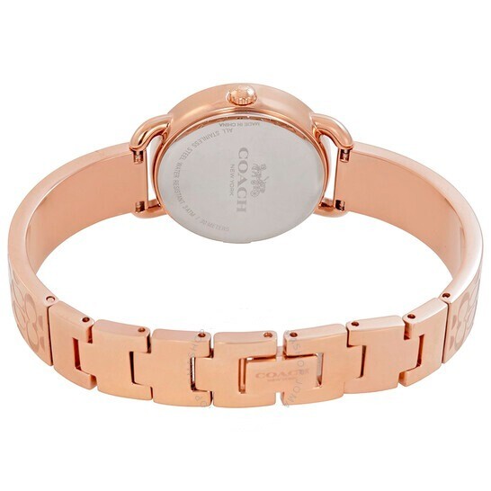 COACH 14502767 Delancey Swarovski Crystals Rose Gold-tone Bangle