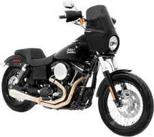 Memphis Shades Road Warrior Fairing & Polished Mount Kit for 06-17 Harley Dyna