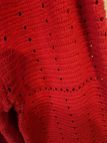 Maglione Knox Rosa Blussy Rosso Hippie Boho 4X Plus nuovo con etichette - Foto 4 di 7